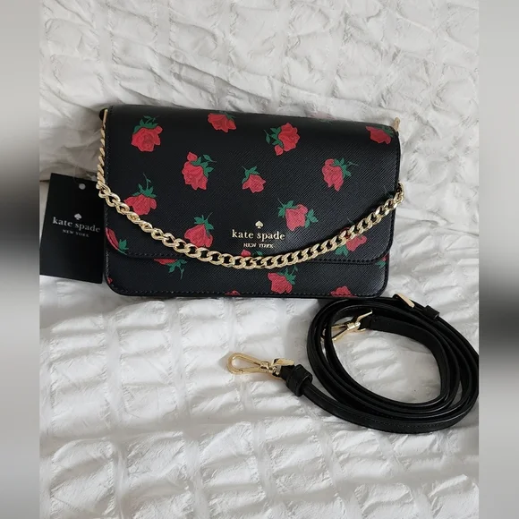 NWT Kate Spade Ditsy Rose Crossbody - Picture 3 of 4